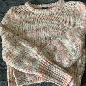Pink cropped sweater from Target